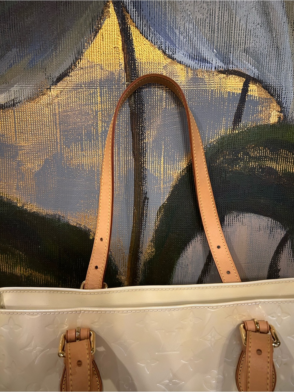 Louis Vuitton Perle Monogram Vernis Brentwood Bag - Picture 6 of 14